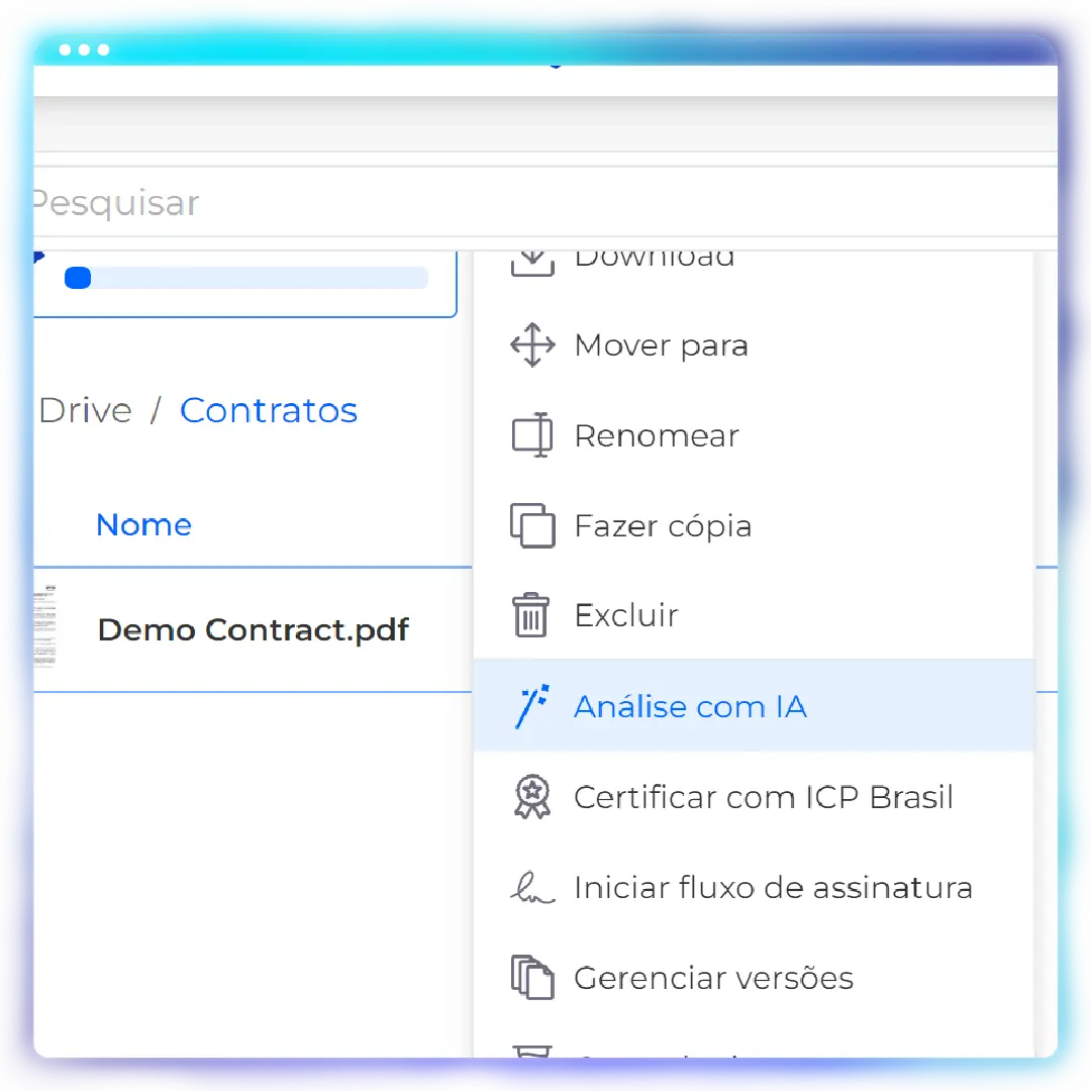 Primeiro passo para analisar documento