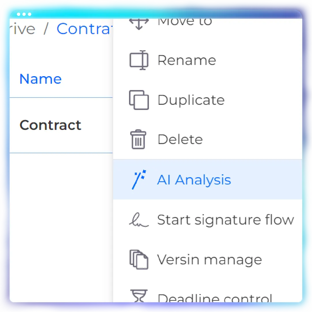 First step to analyze document